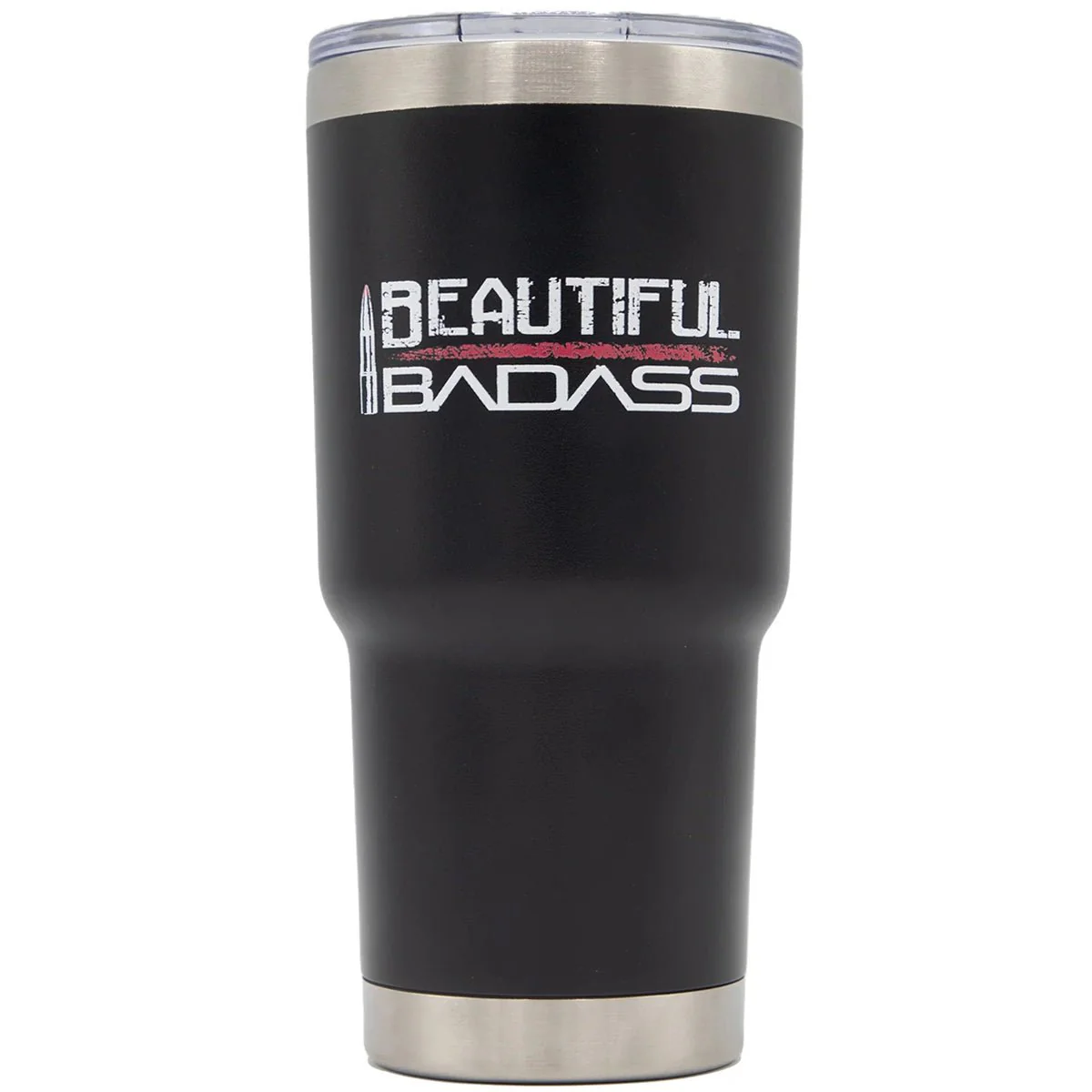 Grunt Style Beautiful Badass Vacuum Insulated Stainless Steel Tumbler - Black - Image 6