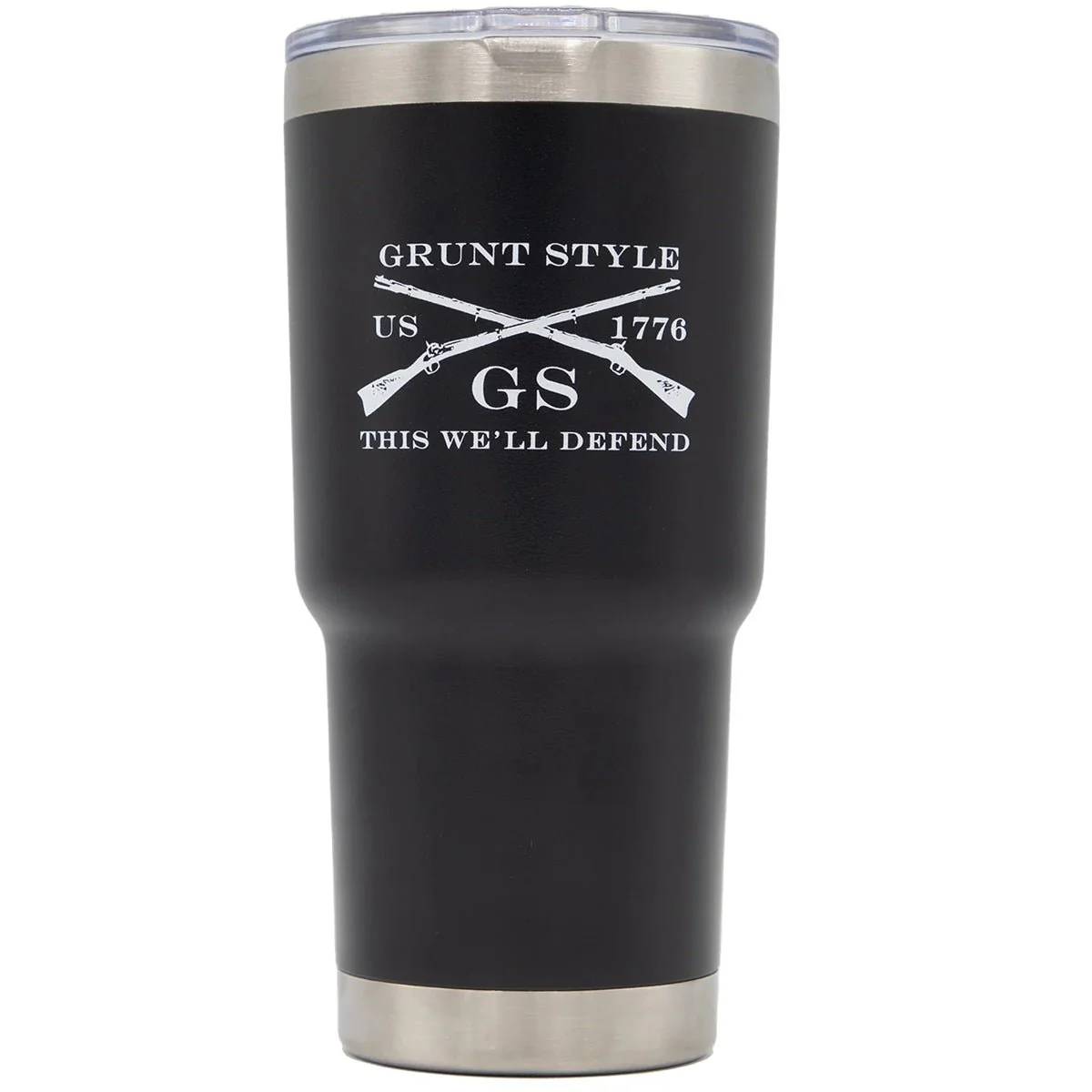 Grunt Style Beautiful Badass Vacuum Insulated Stainless Steel Tumbler - Black - Image 7
