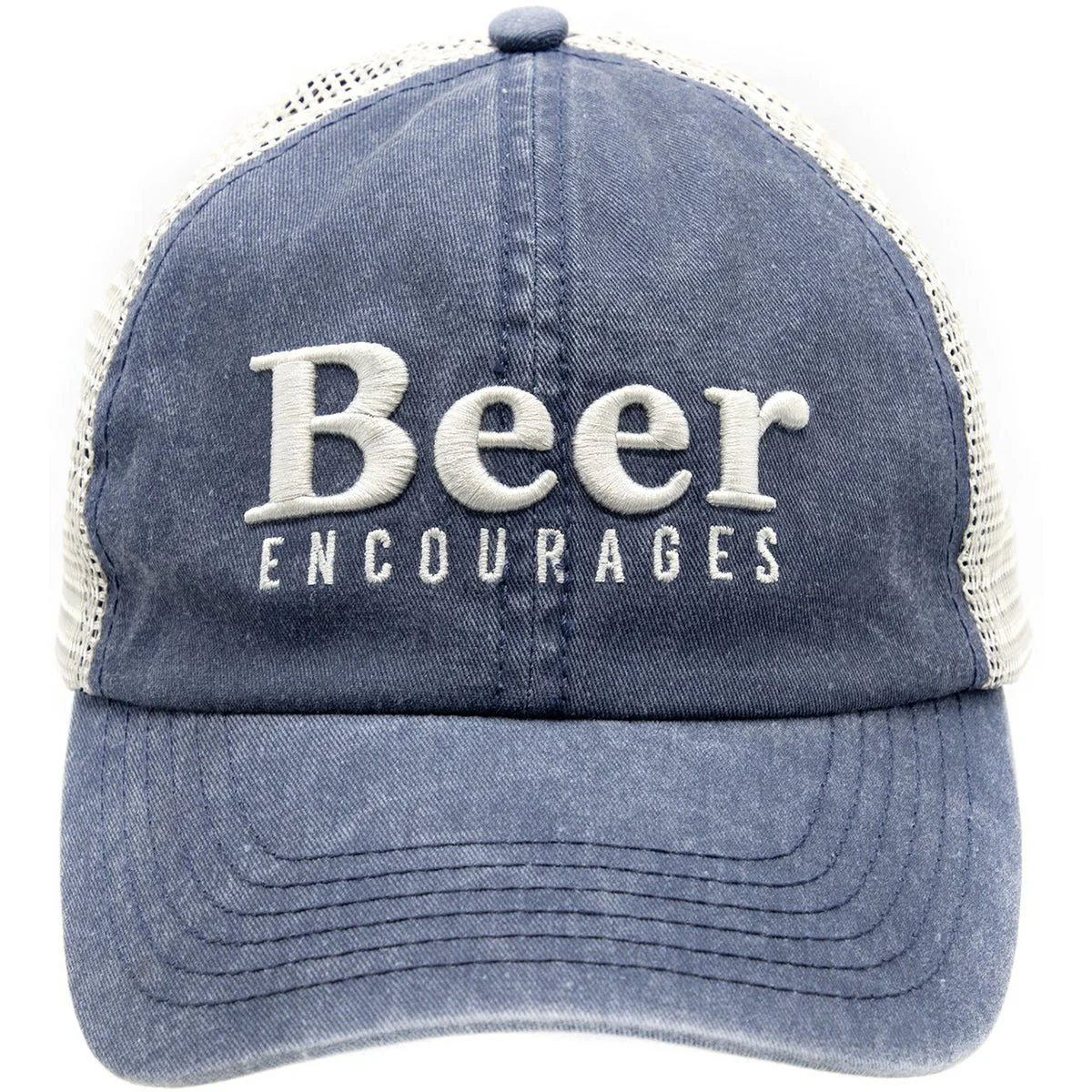 Grunt Style Beer Encourages Mesh Hat - Blue - Image 2