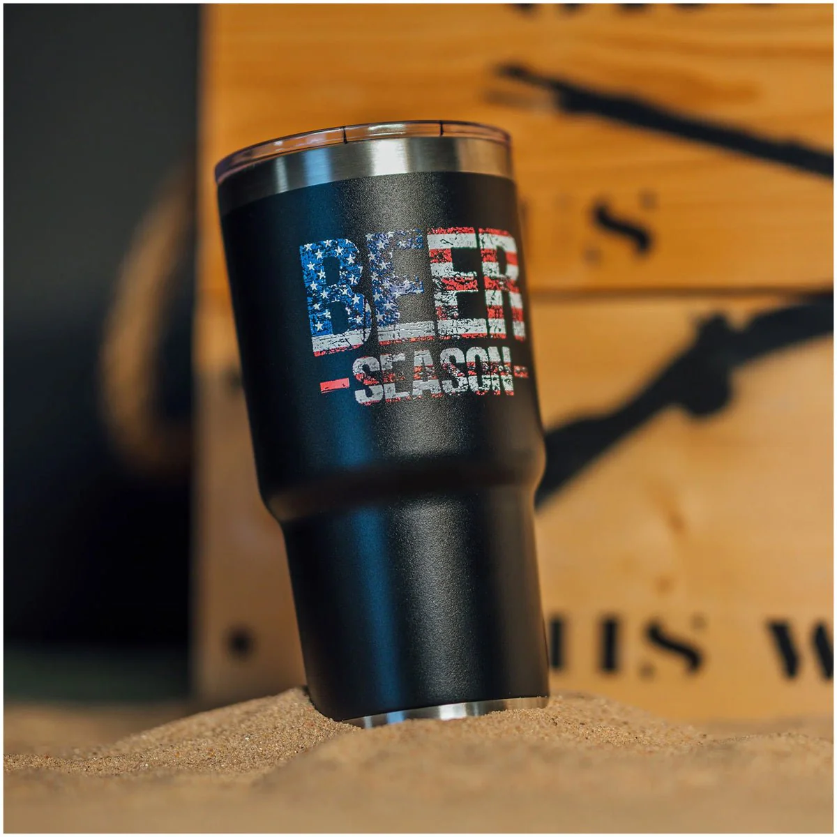 Grunt Style Beer Season Vacuum Insulated Stainless Steel Tumbler - Black - Image 9