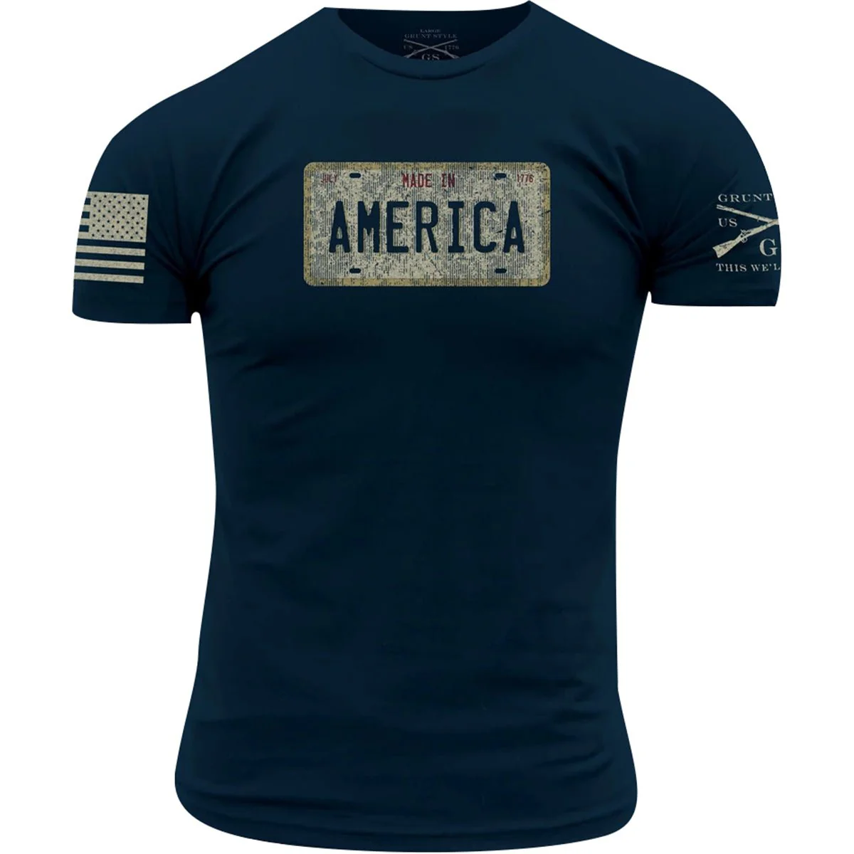Grunt Style Cruisin' USA T-Shirt - 3XL - Navy
