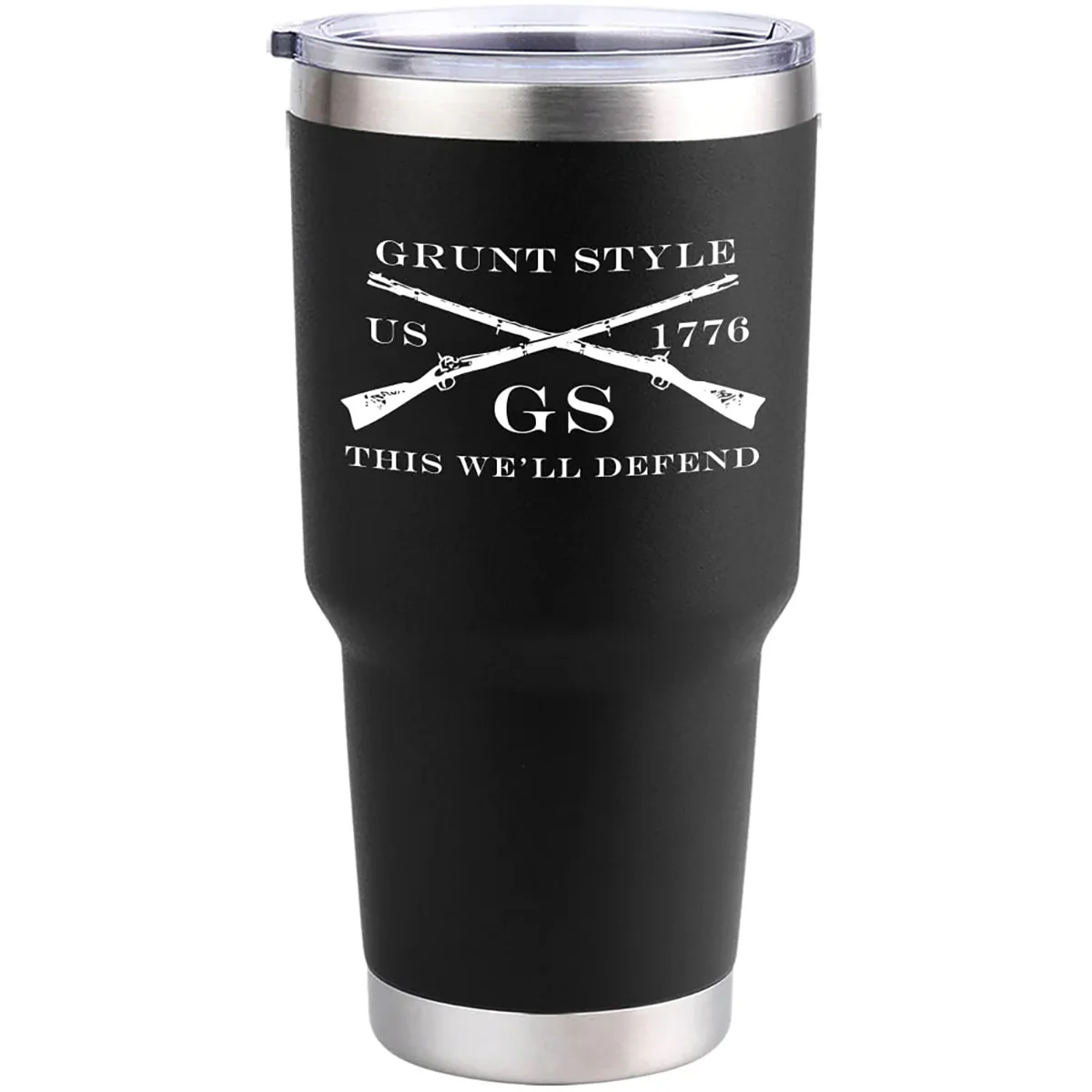 Grunt Style Dad Defined Vacuum Insulated Stainless Steel Tumbler - Black - Image 2