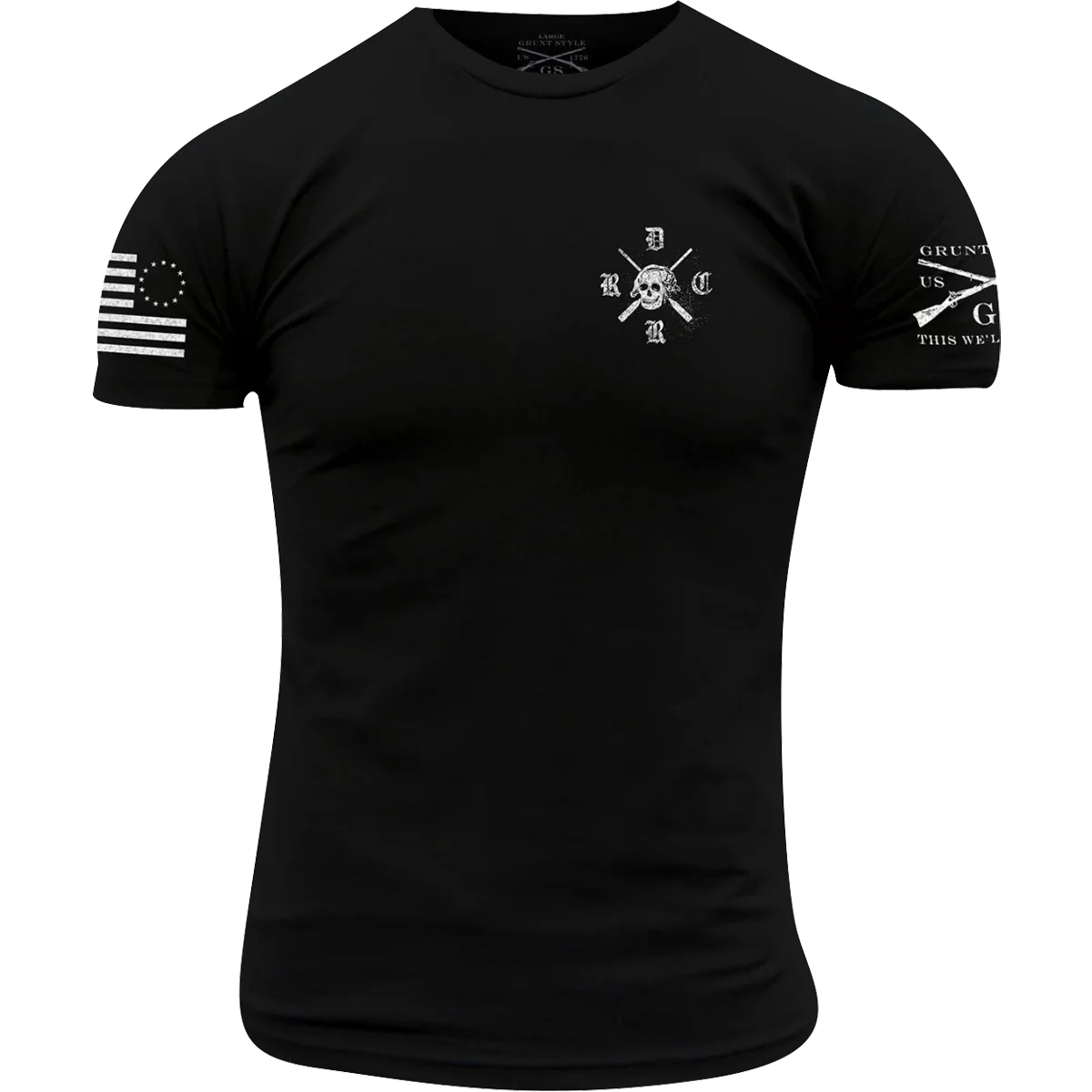Grunt Style DRRC T-Shirt - Black - Image 2