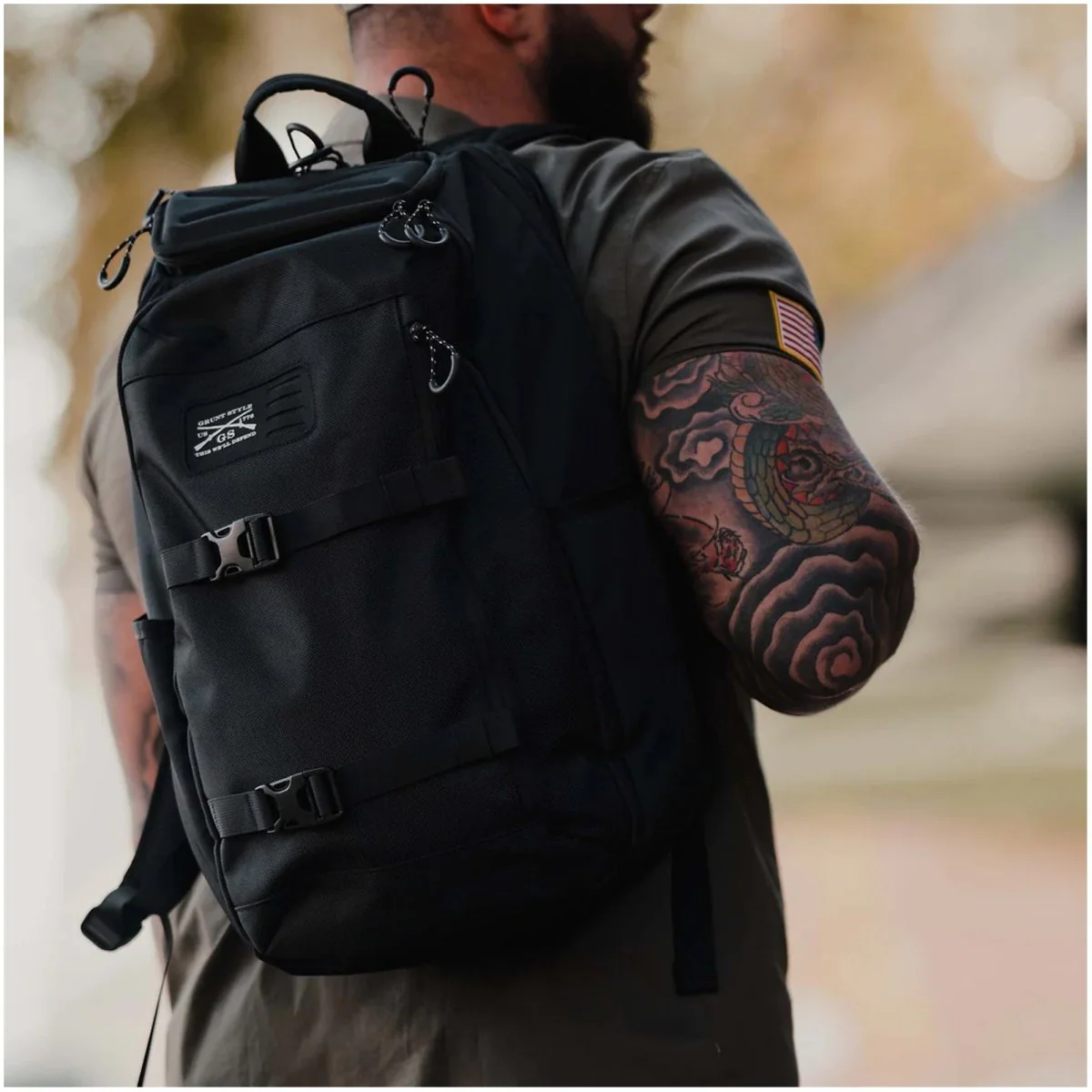 Grunt Style Everyday Carry Elite Upper Backpack - Black - Image 12