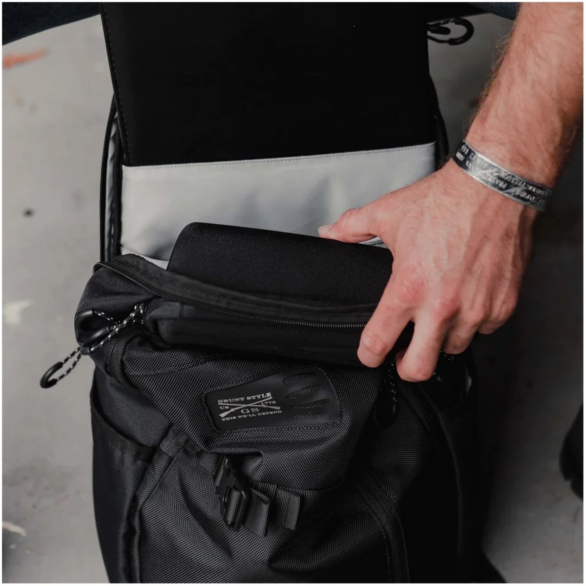 Grunt Style Everyday Carry Elite Upper Backpack - Black - Image 13
