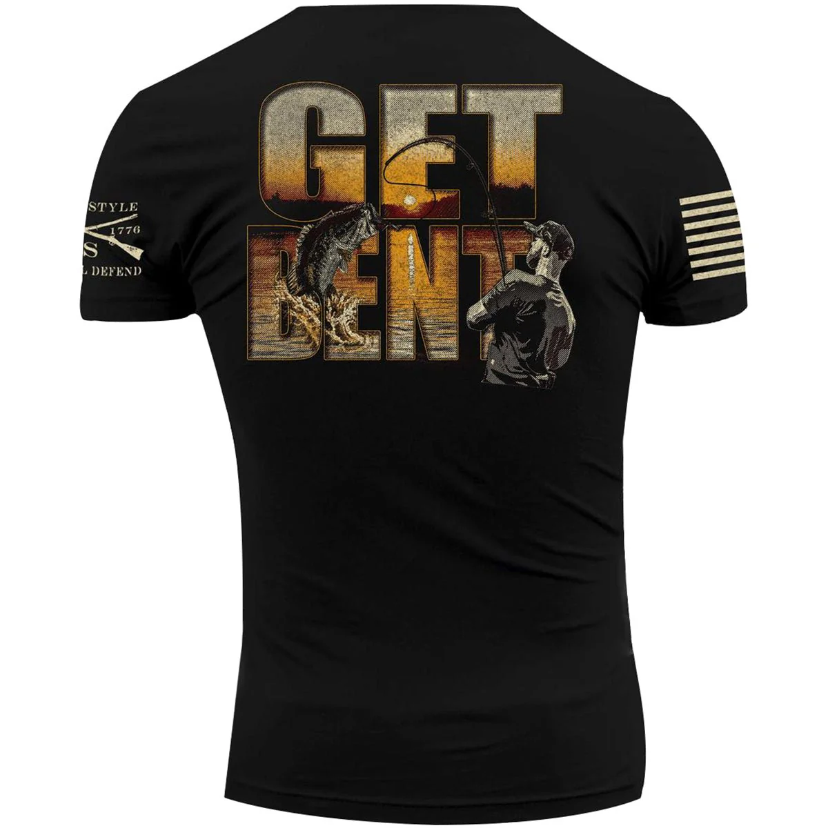 Grunt Style Get Bent T-Shirt - Black - Image 2