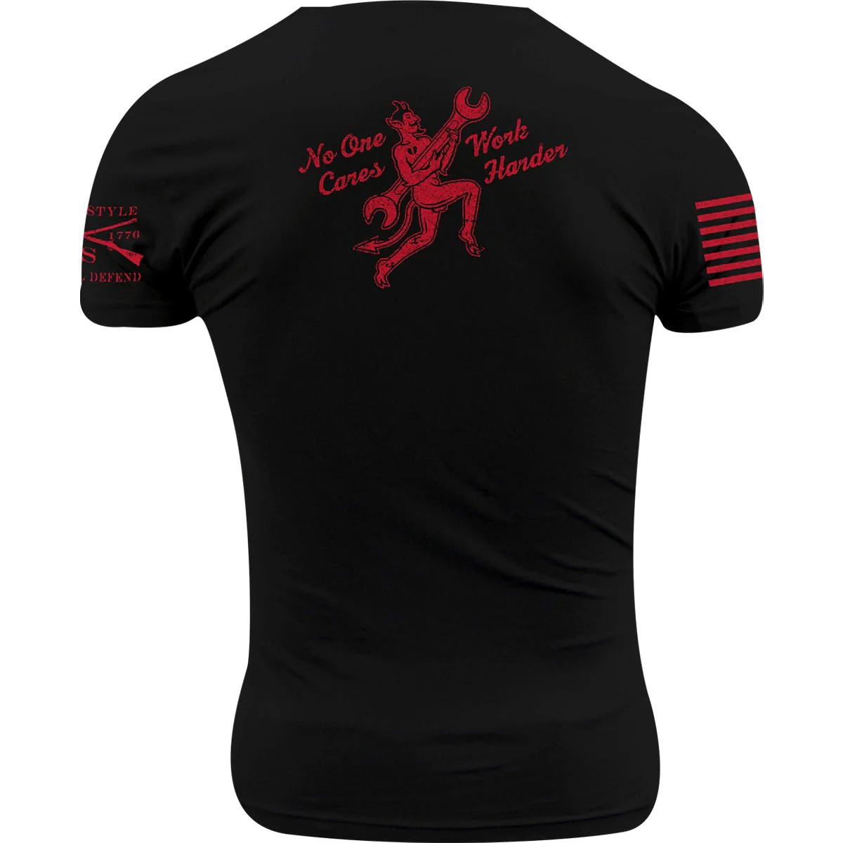 Grunt Style Hard As Hell T-Shirt - Black - Image 3