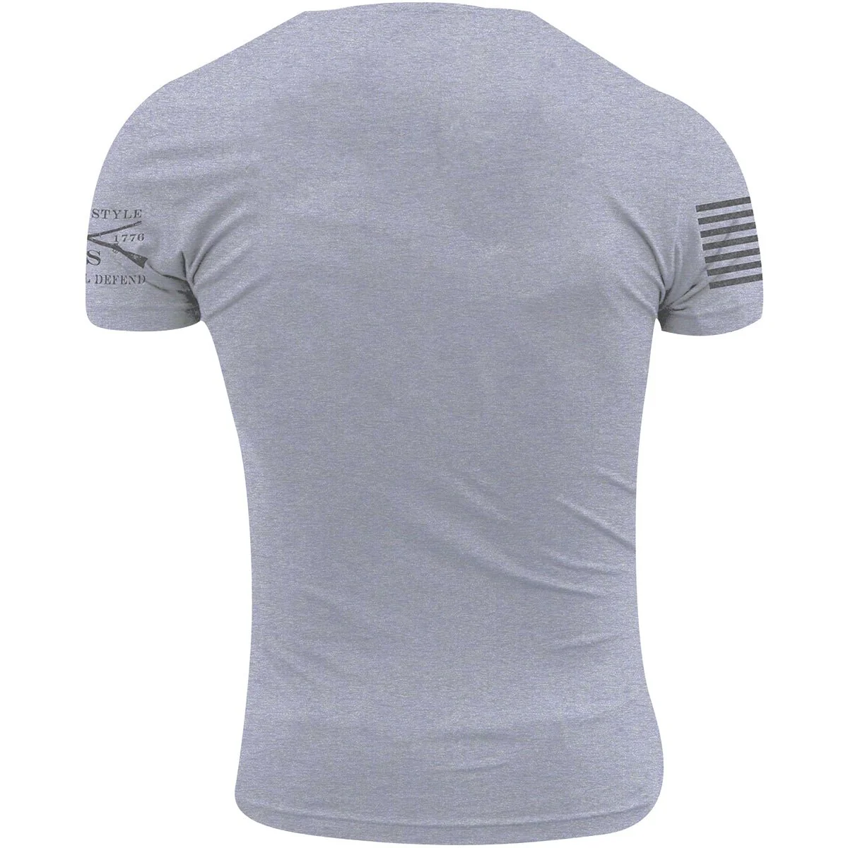 Grunt Style I Don't Fcking Care T-Shirt - Heather Gray - Image 2