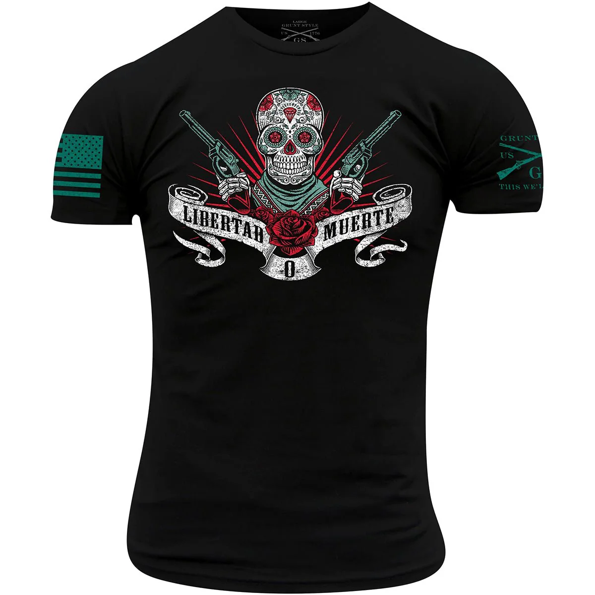 Grunt Style Libertad O Muerte T-Shirt - Black