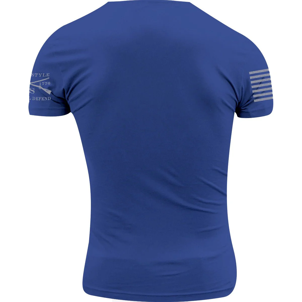 Grunt Style Liberty Or Death 2.0 T-Shirt - Royal Blue - Image 2