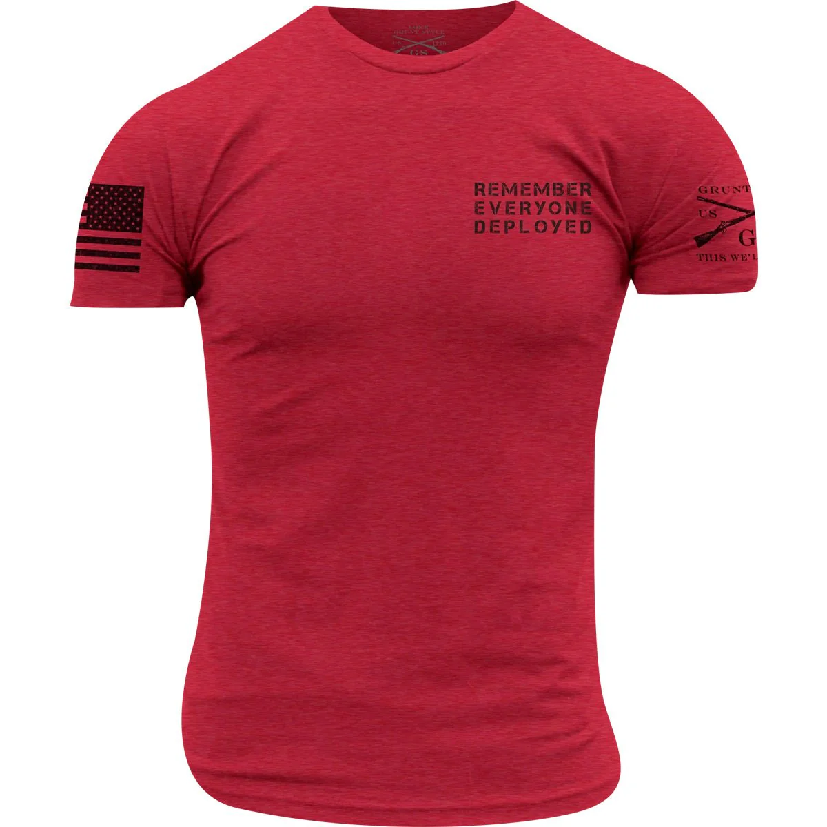 Grunt Style R.E.D. All Forces T-Shirt - Image 6