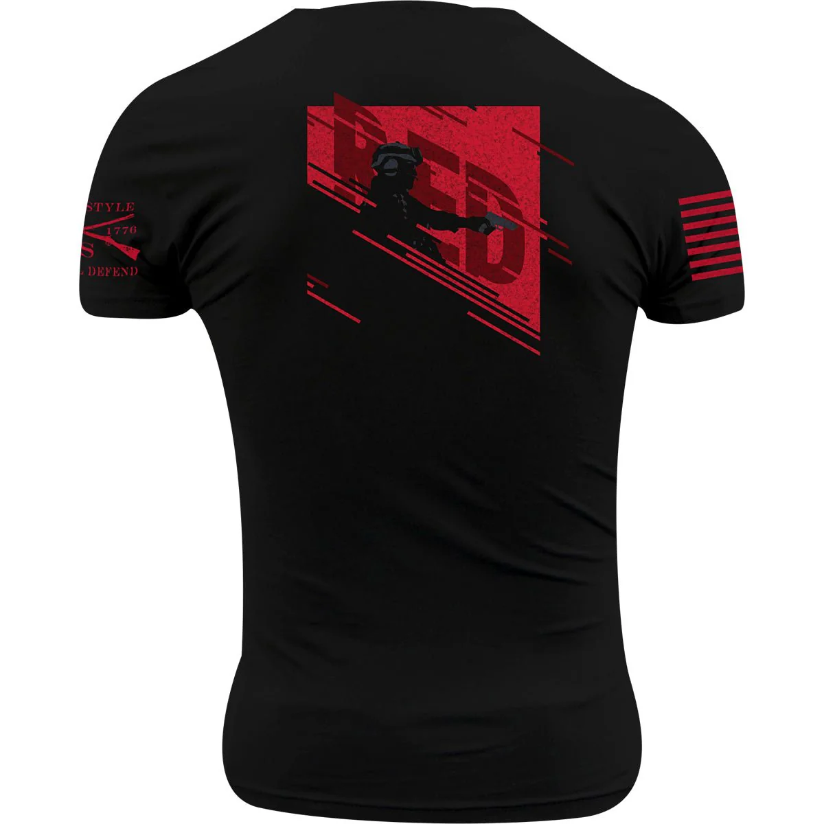 Grunt Style R.E.D. Movement T-Shirt - Black - Image 3