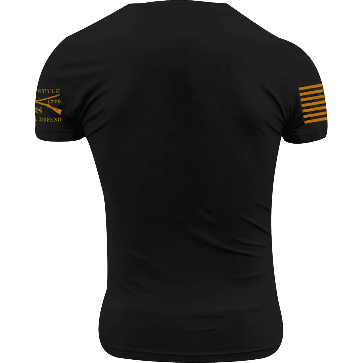 Grunt Style Realtree Edge Rifle Flag T-Shirt - Black - Image 4