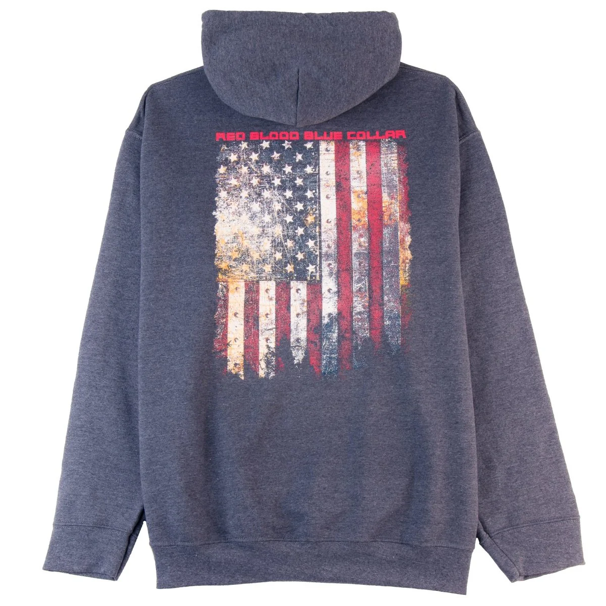 Grunt Style Red Blood Blue Collar Pullover Hoodie - Image 5