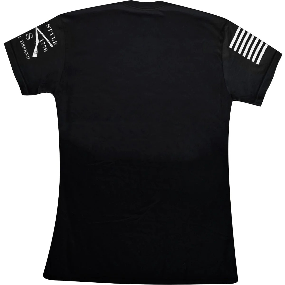 Grunt Style Red Line Crest T-Shirt - Black - Image 2