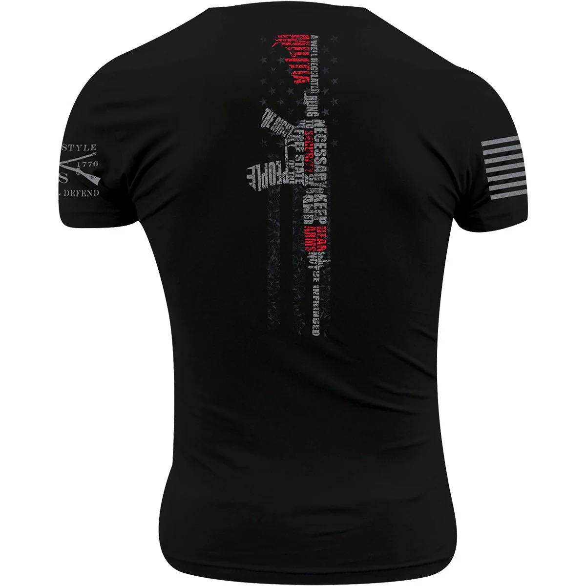 Grunt Style Second Amendment 2.0 T-Shirt - Black - Image 3