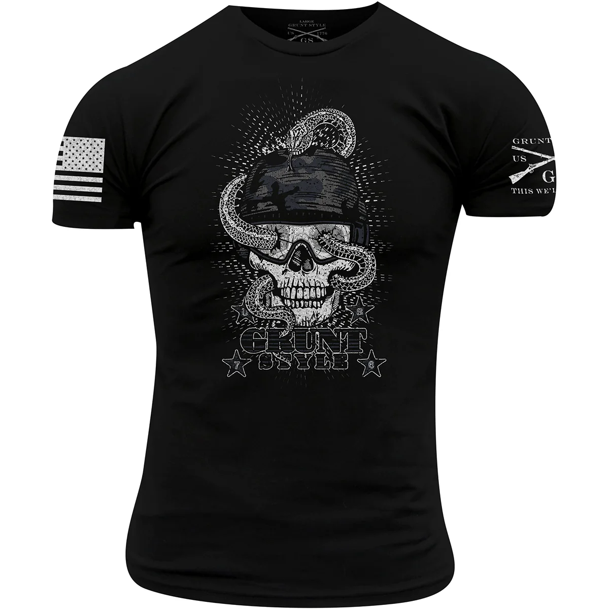 Grunt Style Snake Eyes T-Shirt - Black