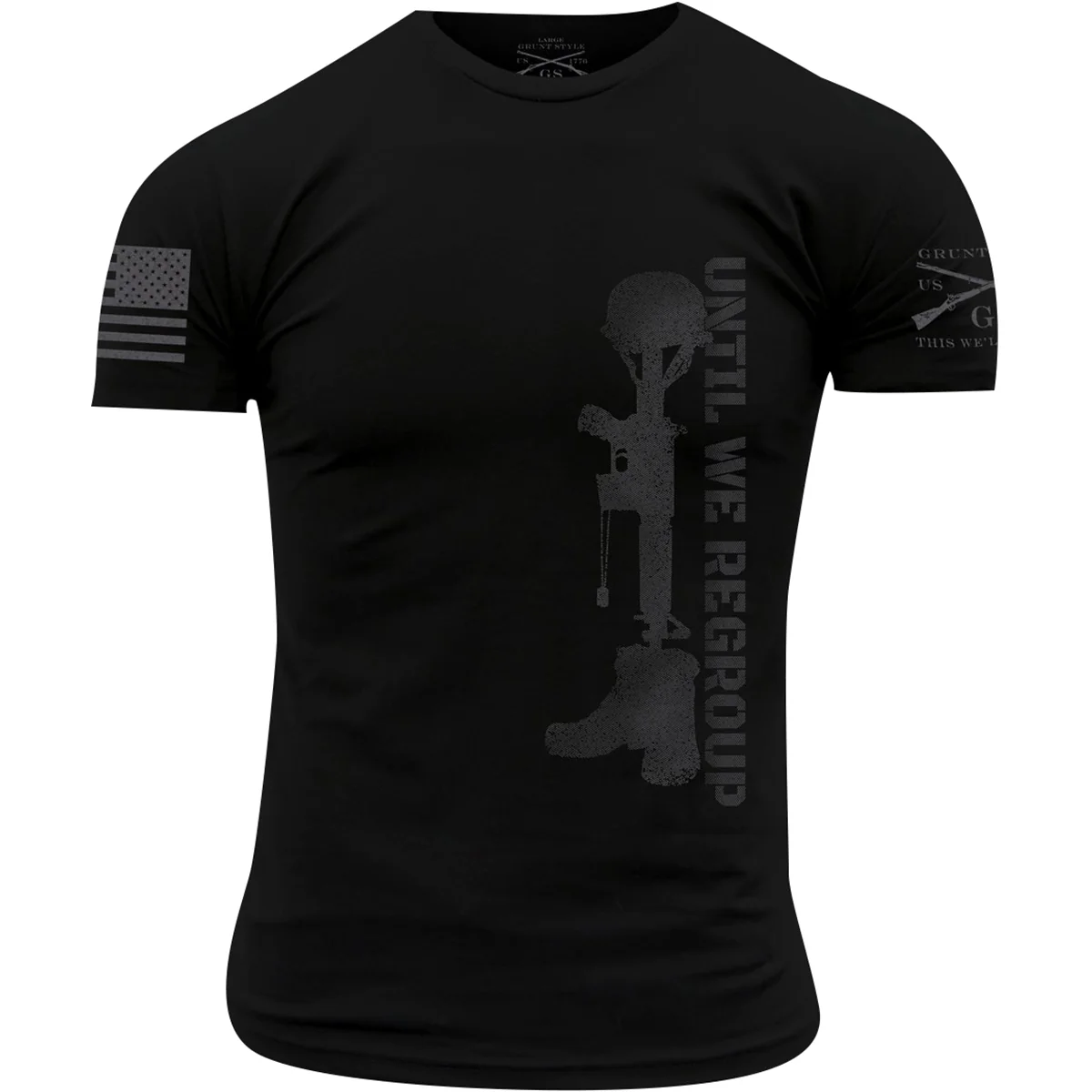 Grunt Style Soldier's Cross T-Shirt - Black