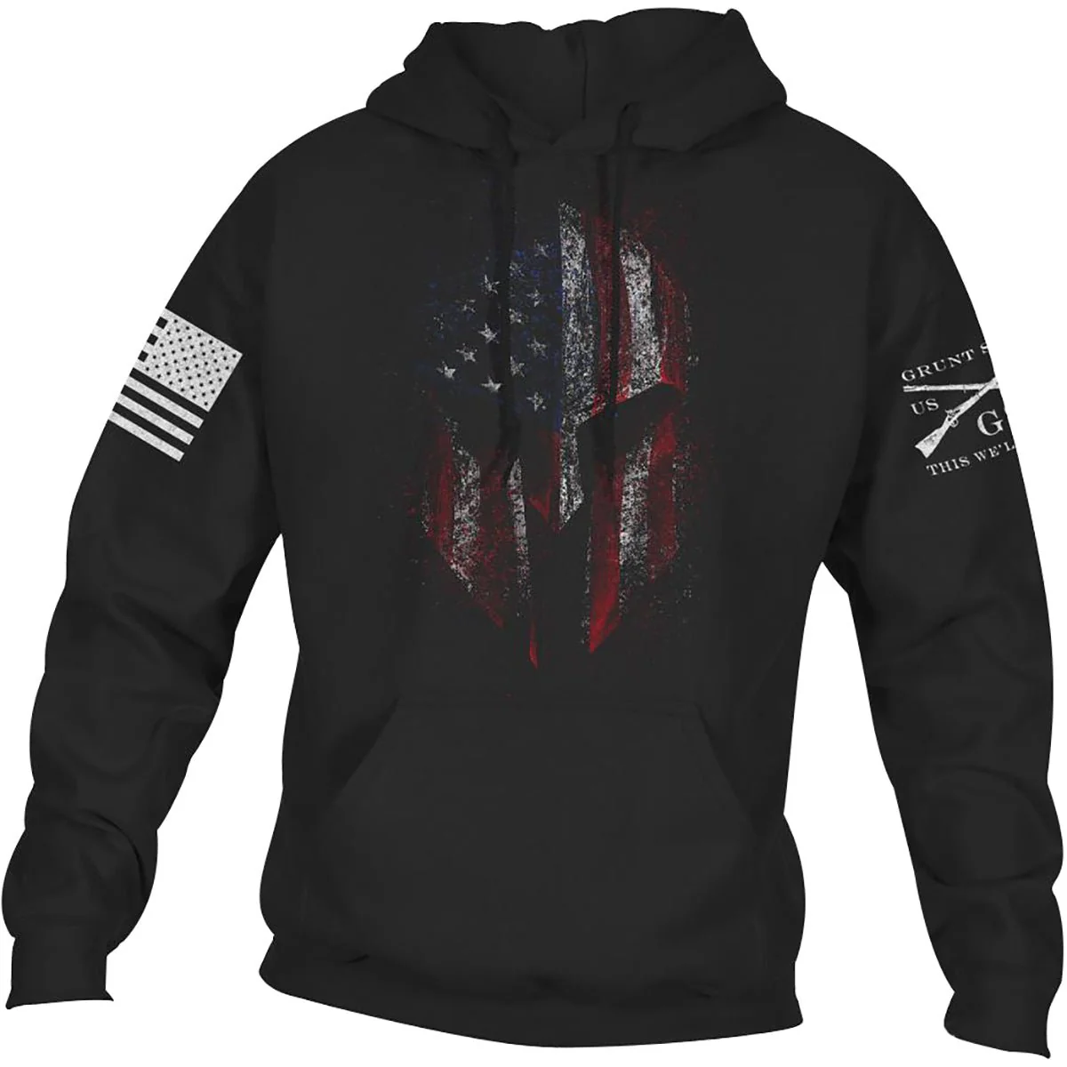 Grunt Style Spartan 2.0 Pullover Hoodie - Black