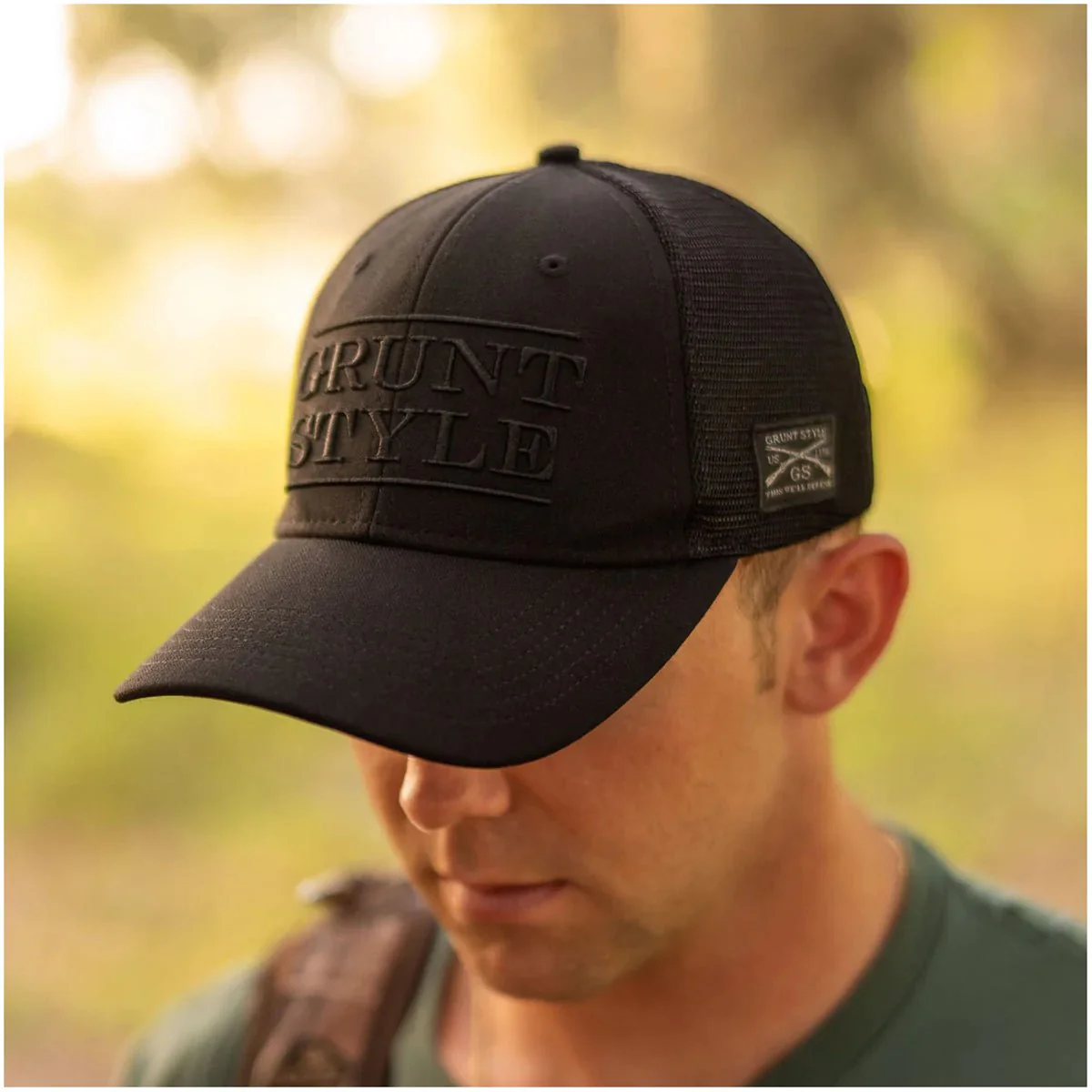 Grunt Style Stacked Logo Trucker Hat - Image 8