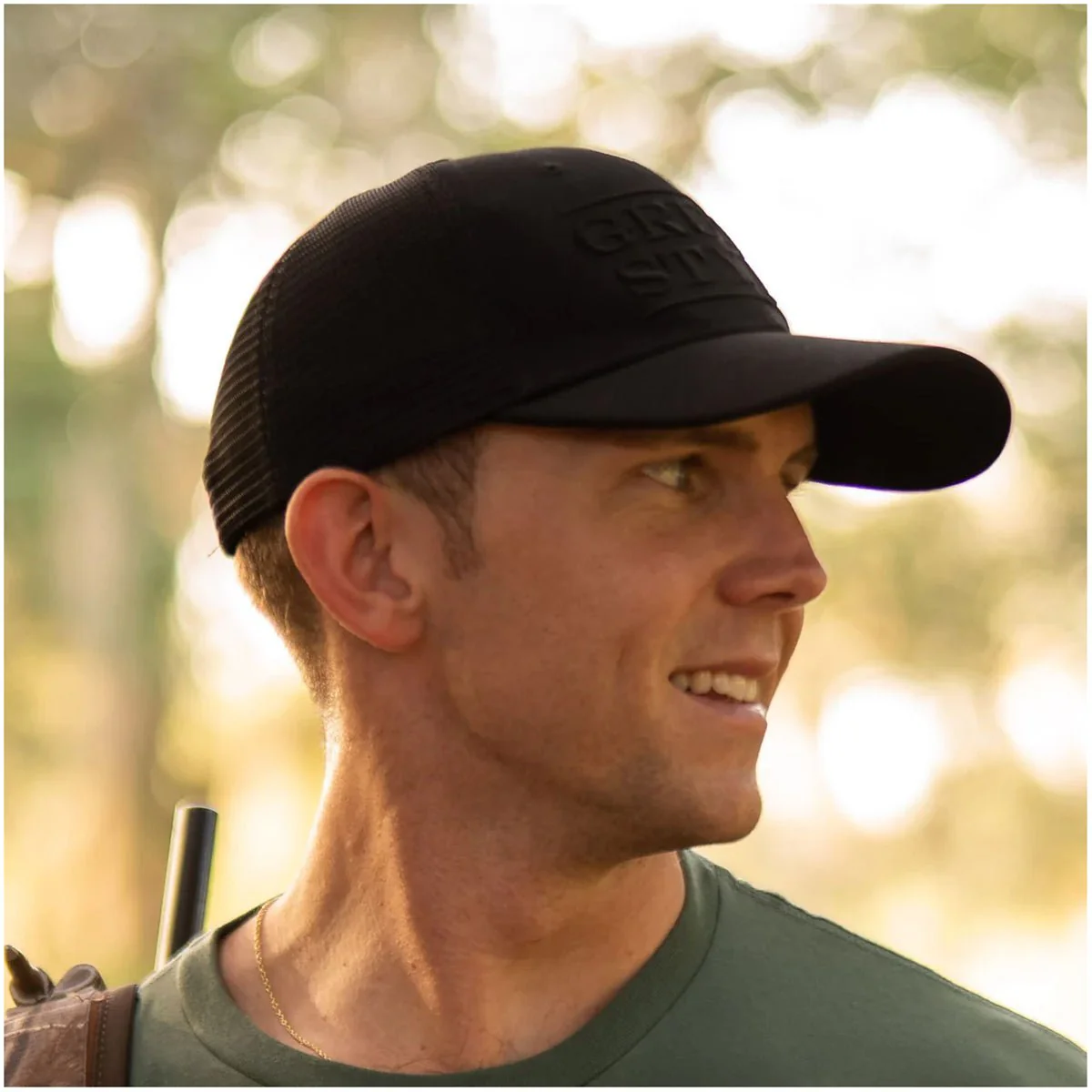 Grunt Style Stacked Logo Trucker Hat - Image 9