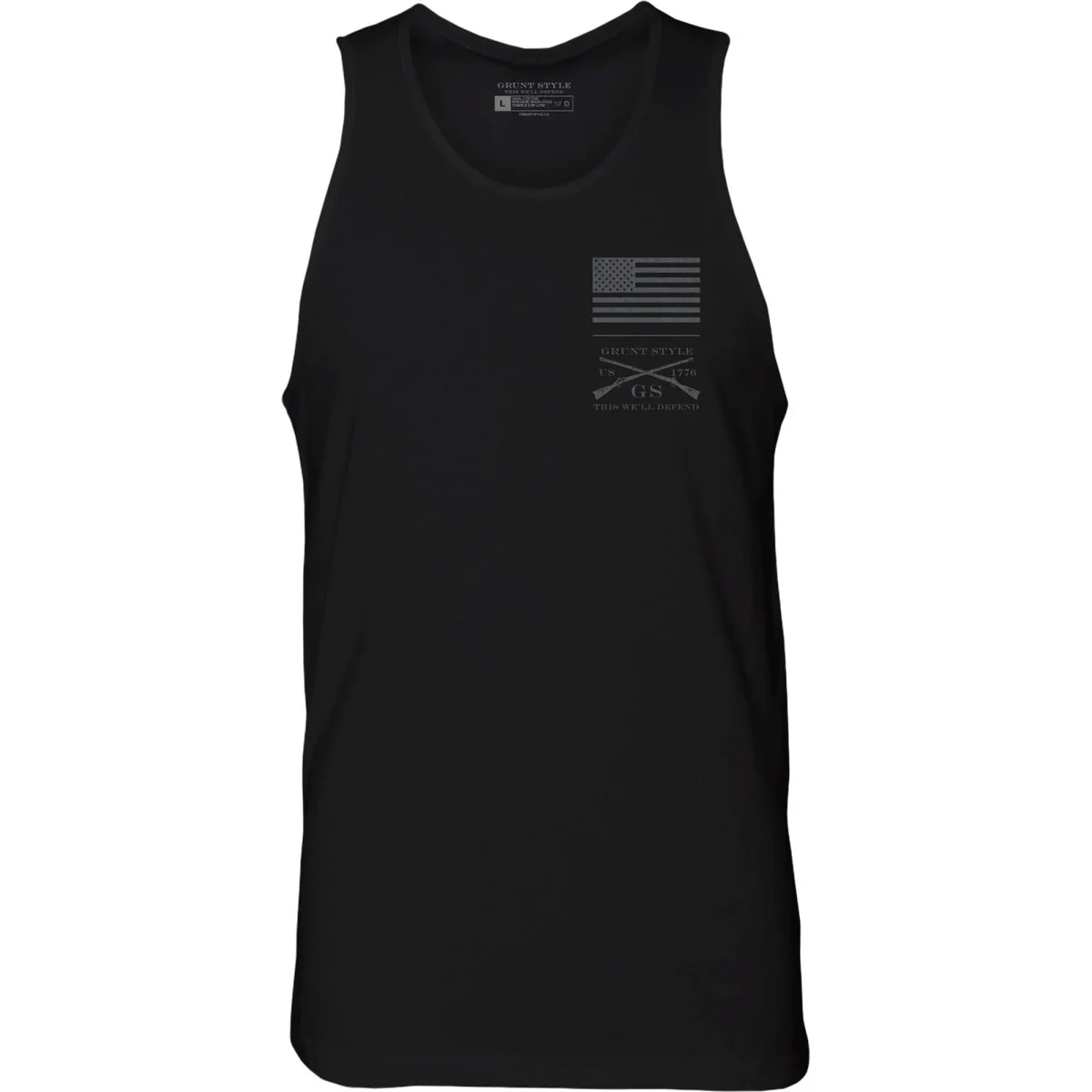 Grunt Style Strength Through Suffering Training Tank Top - Black - Image 2
