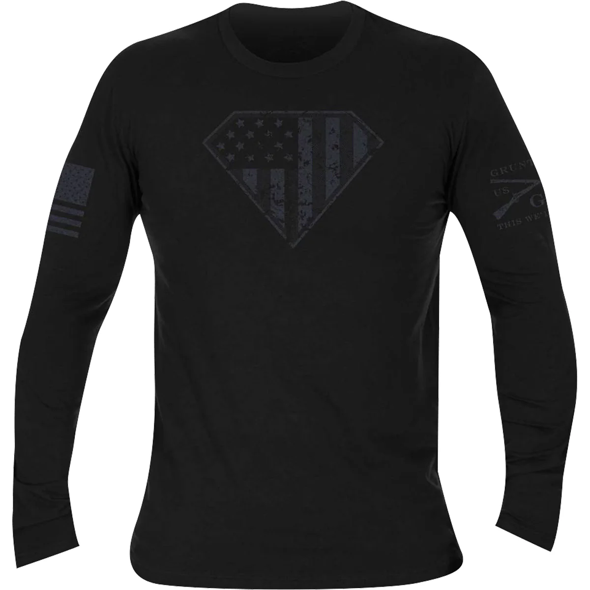 Grunt Style Super Patriot Long Sleeve T-Shirt