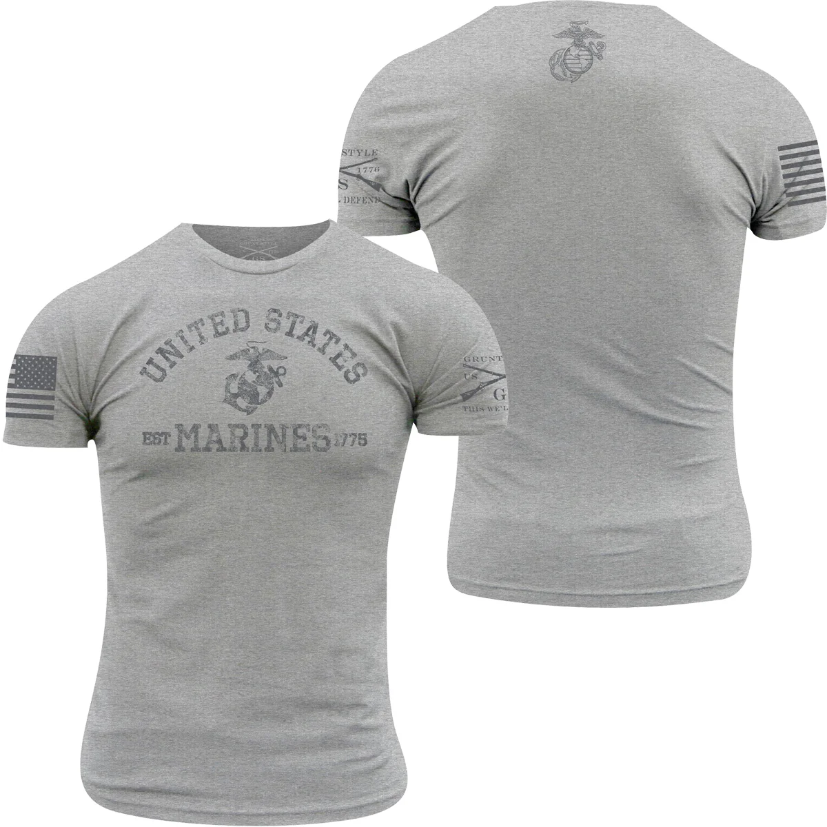 Grunt Style USMC - Est. 1775 T-Shirt - Athletic Heather