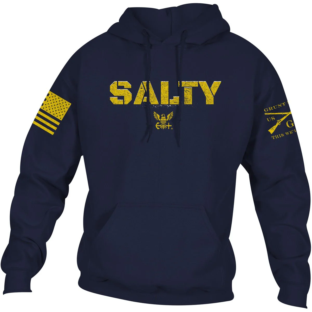 Grunt Style USN - Salty Pullover Hoodie - Navy