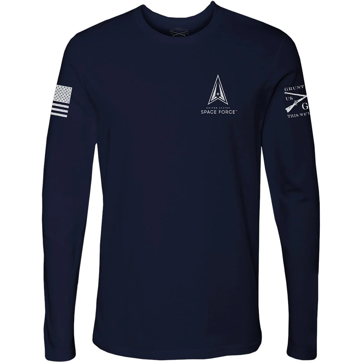 Grunt Style USSF - Basic Logo Long Sleeve T-Shirt - Midnight Navy