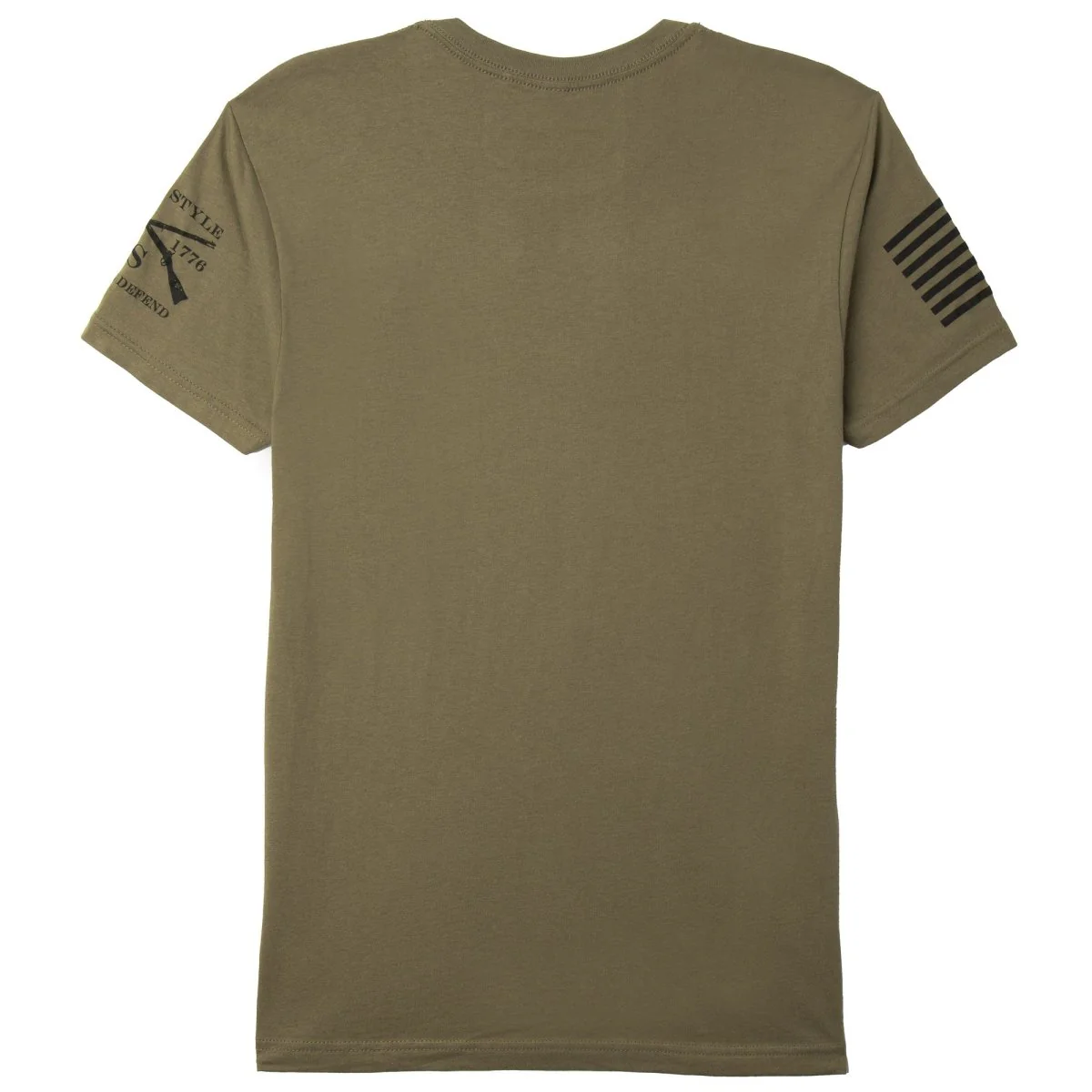 Grunt Style Whiskey Helps T-Shirt - Military Green - Image 2