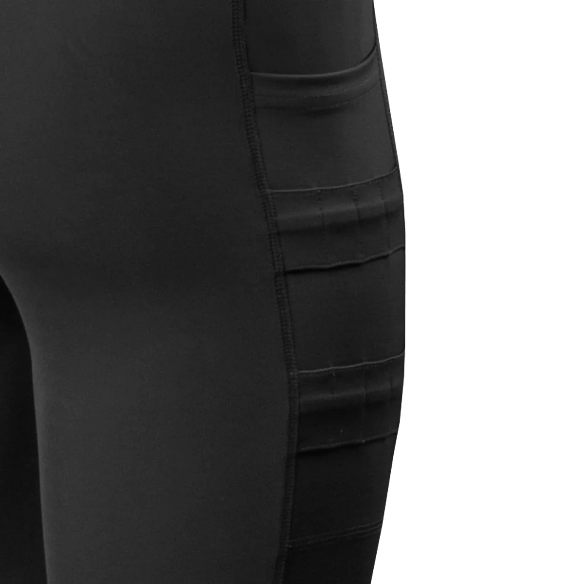 Grunt Style Women's 7/8 Cropped Utility Leggings - Black - Image 3