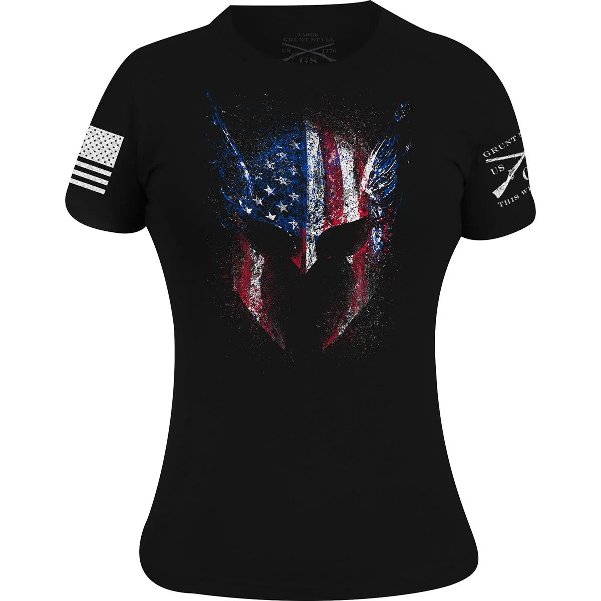 Grunt Style Women's American Valkyrie T-Shirt - Black