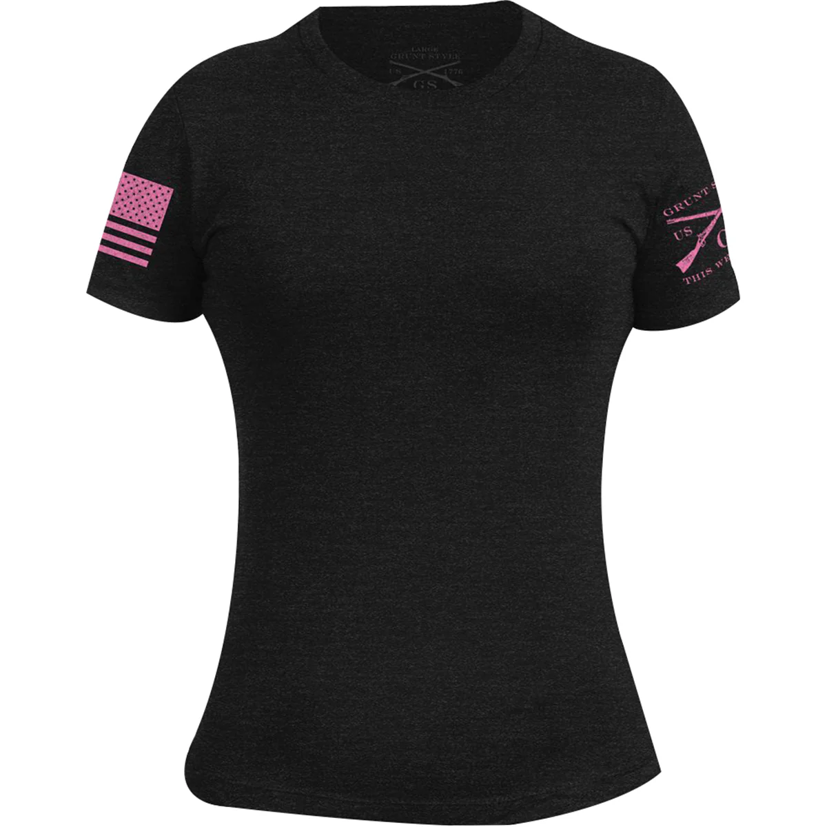 Grunt Style Women's Basic Crewneck T-Shirt - Black