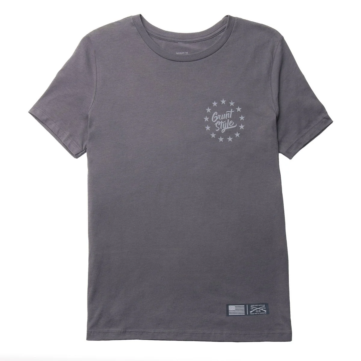 Grunt Style Women's Beautiful Badass 2.0 Relaxed Fit T-Shirt - Charcoal