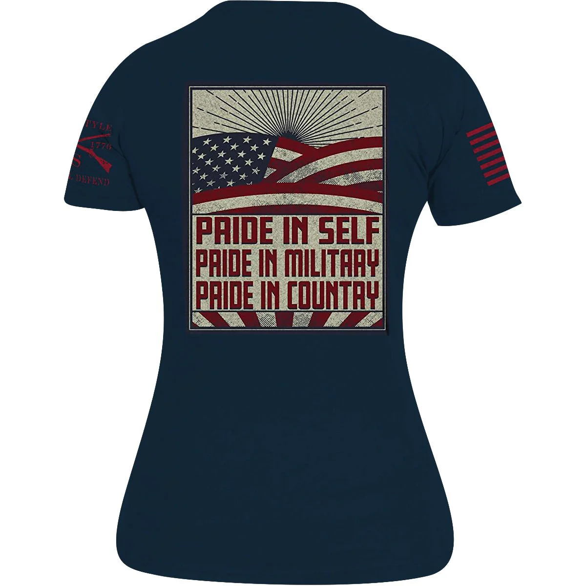 Grunt Style Women's Ethos T-Shirt - Navy - Image 3