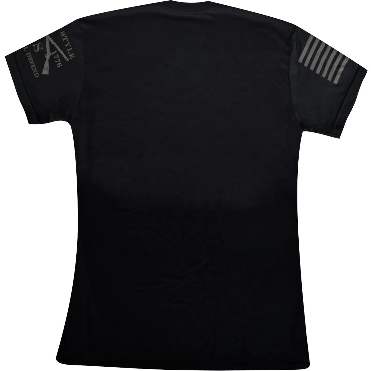 Grunt Style Women's Green Line Flag T-Shirt - XL - Black - Image 2