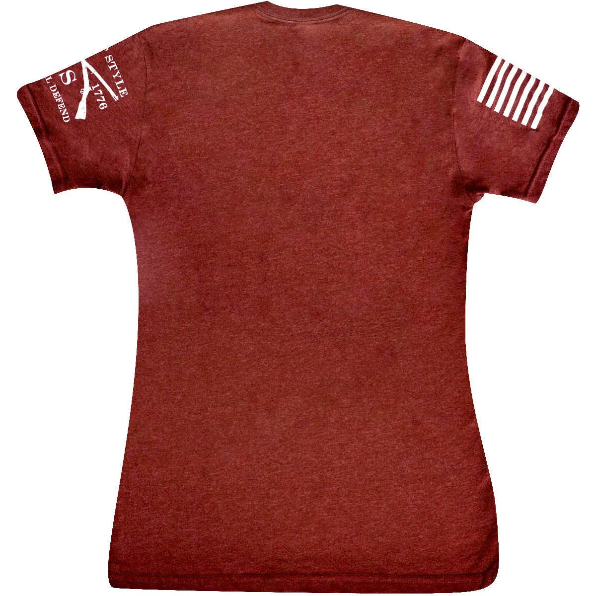 Grunt Style Women's Gun Mandala T-Shirt - Red - Image 2