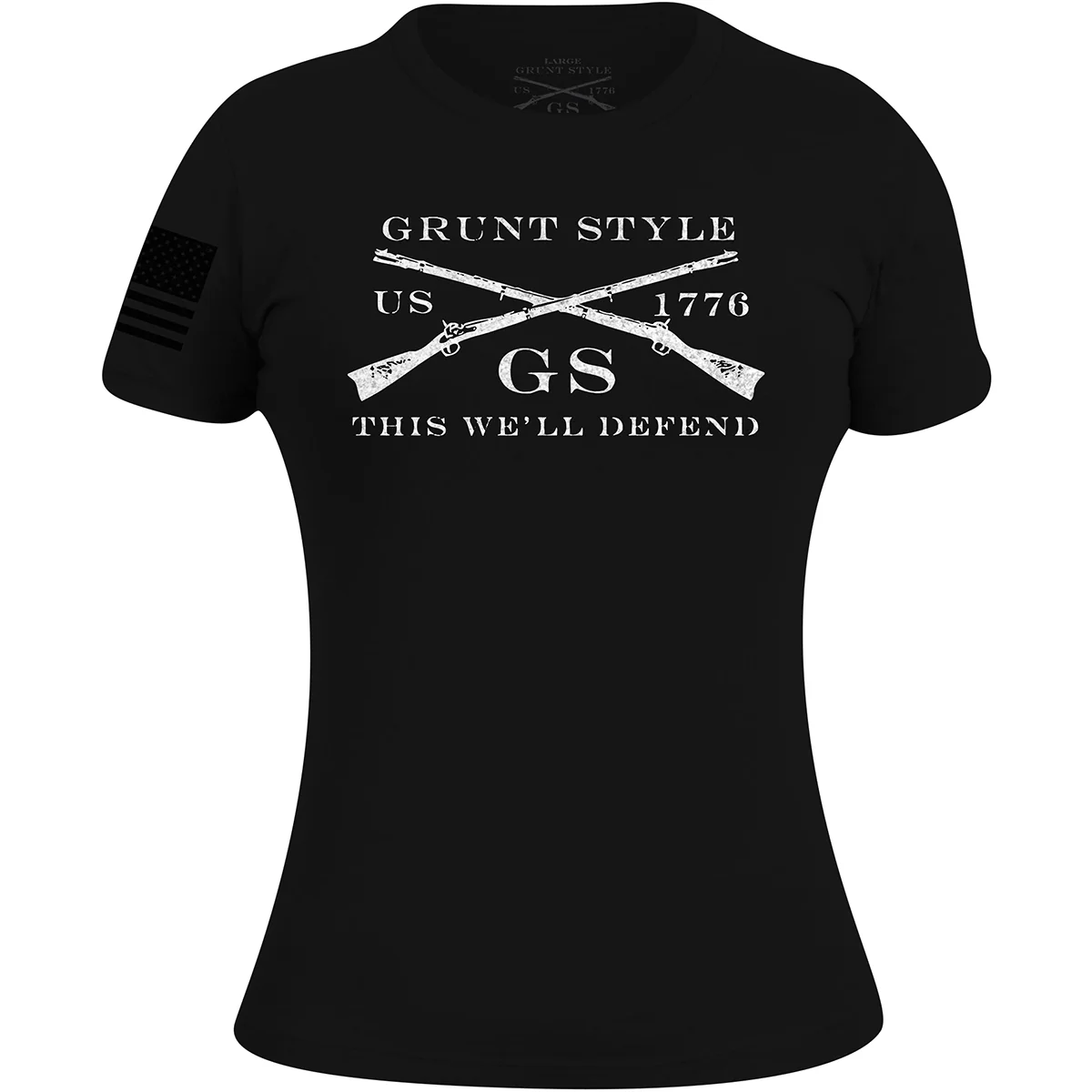 Grunt Style Women's Logo Basic T-Shirt - Black