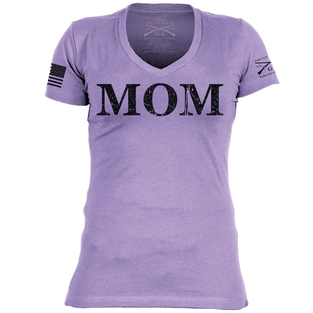 Grunt Style Women's Mom Defined V-Neck T-Shirt