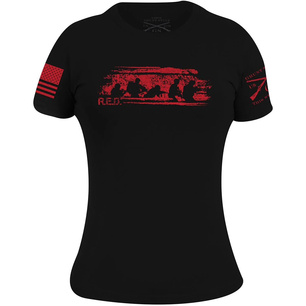 Grunt Style Women's R.E.D. Friday T-Shirt - Black