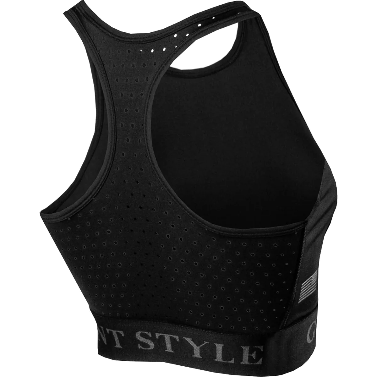 Grunt Style Women's Racerback Sports Bra - Black - Image 2