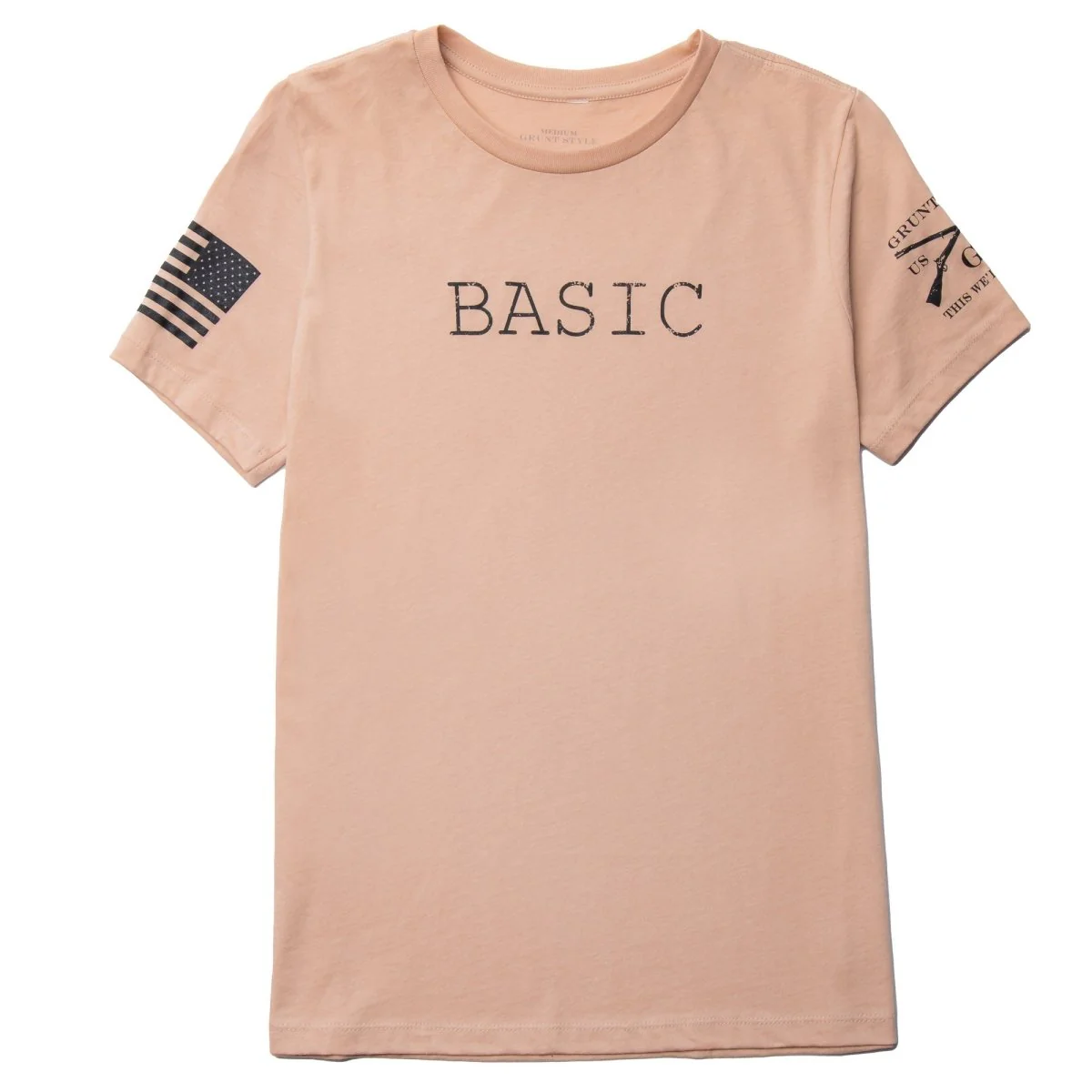 Grunt Style Women's Relaxed Fit Basic T-Shirt - Tan