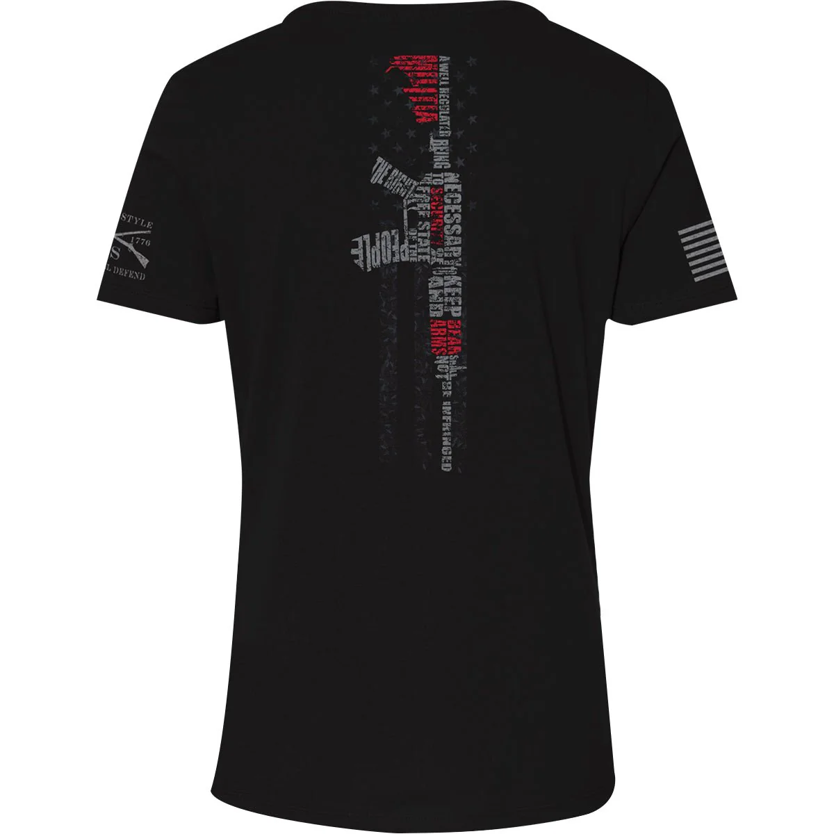Grunt Style Women's Second Amendment 2.0 Relaxed Fit T-Shirt - Black - Image 3