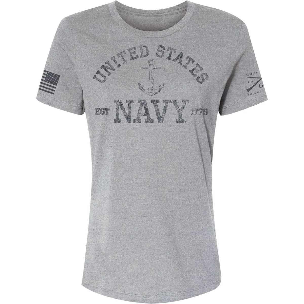 Grunt Style Women's USN - Est. 1775 Relaxed Fit T-Shirt - Image 2