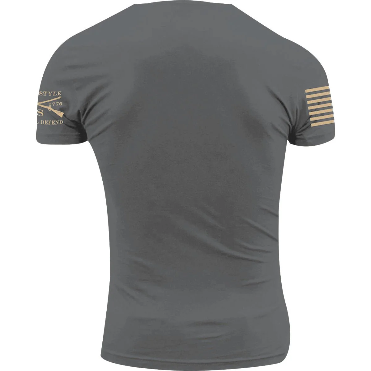 Grunt Style Work Hard, Ride Easy T-Shirt - Gray - Image 2