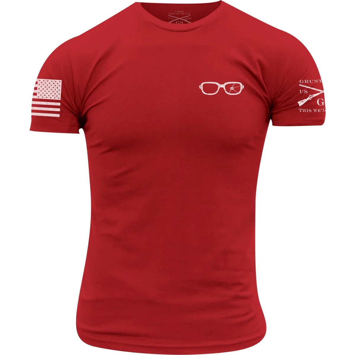 Grunt Style You'll Shoot Your Eye Out, Kid T-Shirt - Red - Image 2