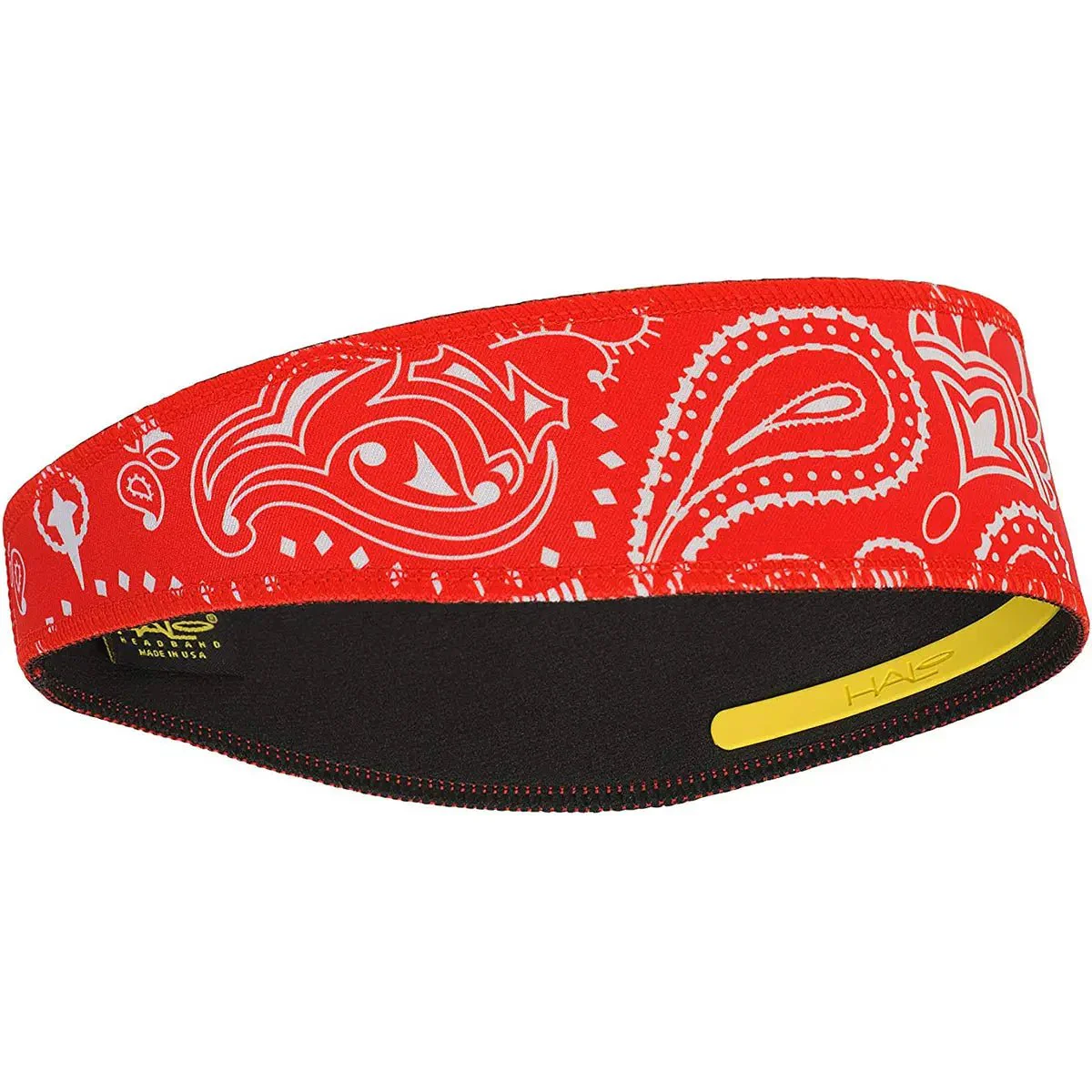 Halo Headband Pullover II Sweatband - Paisley Red