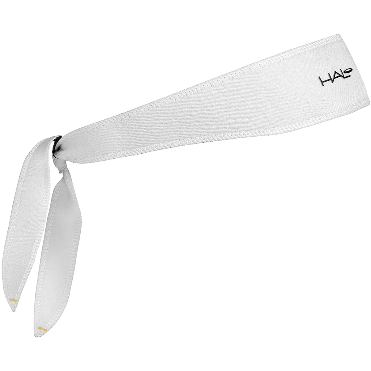 Halo Headband Sweatband Tie Version - White