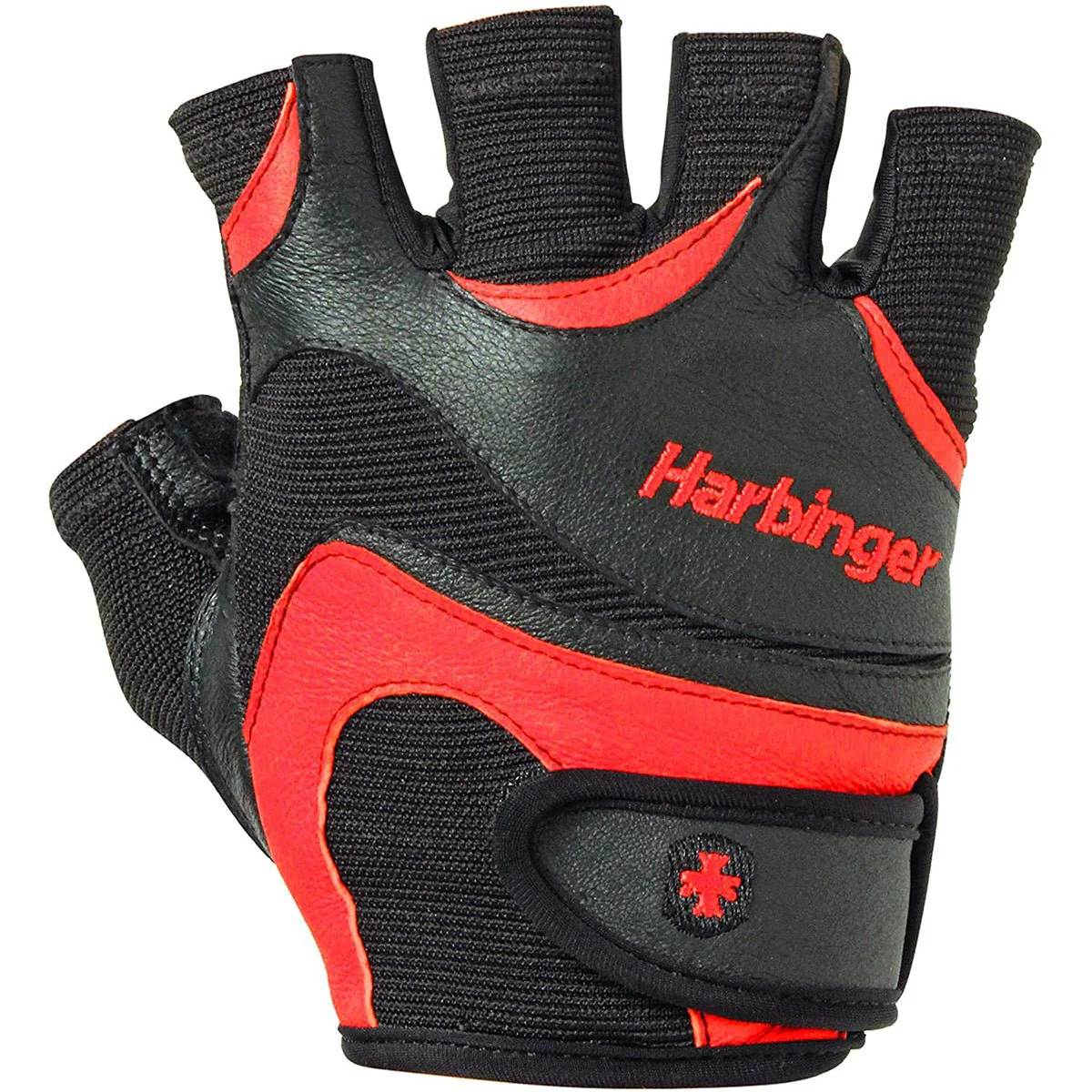 Harbinger 138 FlexFit Weight Lifting Gloves - Black/Red - Image 2